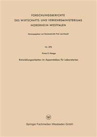 Entwicklungsarbeiten im Apparatebau für Laboratorien