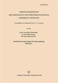 Fortschritte auf dem Gebiet der Titanmetallurgie 1950–1955