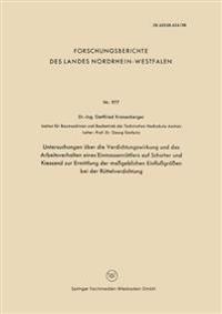 Untersuchungen über die Verdichtungswirkung und das Arbeitsverhalten eines Einmassenrüttlers auf Schotter und Kiessand zur Ermittlung der maßgeblichen Einflußgrößen bei der Rüttelverdichtung