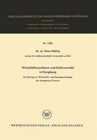 Wirtschaftswachstum und Kulturwandel in Hongkong