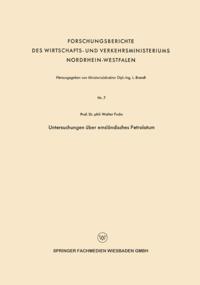 Untersuchungen über emsländisches Petrolatum