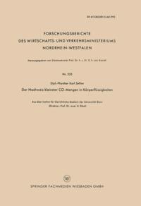 Der Nachweis kleinster CO-Mengen in Körperflüssigkeiten