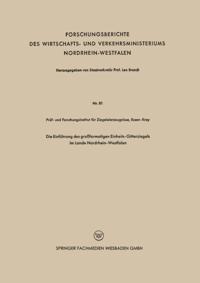 Die Einführung des großformatigen Einheits-Gitterziegels im Lande Nordrhein-Westfalen