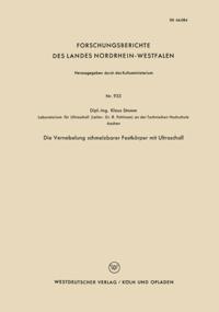 Die Vernebelung schmelzbarer Festkörper mit Ultraschall
