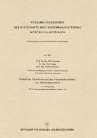 Einfluß der Oberfläche auf das Verschleißverhalten von Schmiedegesenken