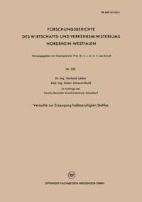 Versuche zur Erzeugung halbberuhigten Stahles