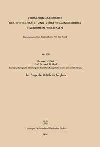 Zur Frage der Unfälle im Bergbau