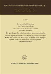 Die grundlegenden kalorimetrischen Auswertemethoden