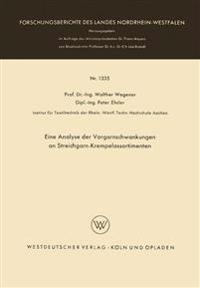 Eine Analyse der Vorgarnschwankungen an Streichgarn-Krempelassortimenten