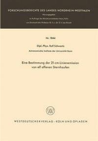 Eine Bestimmung der 21-cm-Linienemission von elf offenen Sternhaufen