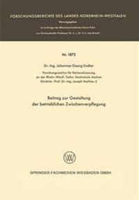 Beitrag zur Gestaltung der betrieblichen Zwischenverpflegung