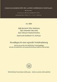 Grundlagen für eine regionale Verkehrsplanung