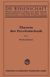 Theorie der Psychotechnik