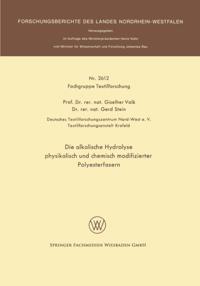 Die alkalische Hydrolyse physikalisch und chemisch modifizierter Polyesterfasern