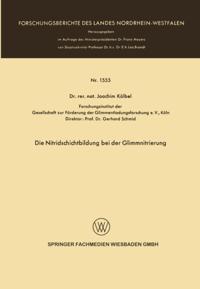 Forschungsberichte des Landes Nordrhein-Westfalen