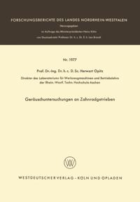 Forschungsberichte des Landes Nordrhein-Westfalen