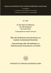 Über den Mechanismus der Zersetzung von Azetylen-Azetondampf-Gemischen