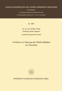 Verfahren zur Messung der Gleichmäßigkeit von Geweben