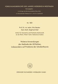 Forschungsberichte des Landes Nordrhein-Westfalen