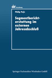 Segmentberichterstattung im externen Jahresabschluß