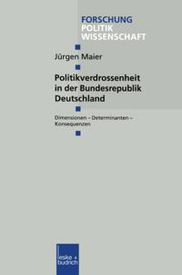 Politikverdrossenheit in der Bundesrepublik Deutschland
