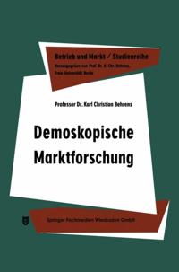 Studienreihe Betrieb und Markt