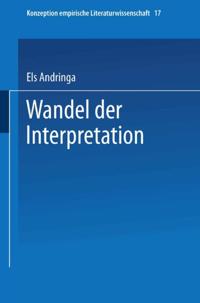 Konzeption Empirische Literaturwissenschaft