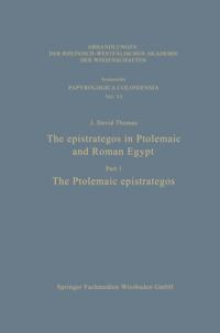 epistrategos in Ptolemaic and Roman Egypt