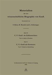 Materialien für eine wissenschaftliche Biographie von Gauß