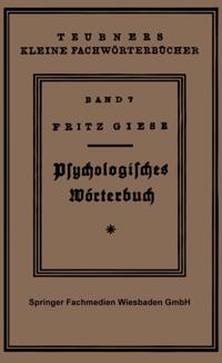 Teubners kleine Fachwörterbücher