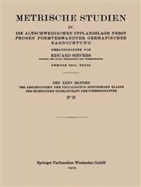 Metrische Studien