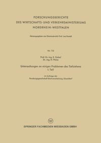 Untersuchungen an einigen Problemen des Tiefziehens