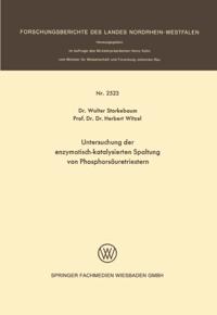 Untersuchung der enzymatisch-katalysierten Spaltung von Phosphorsäuretriestern