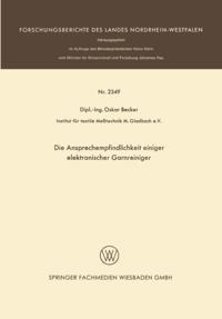 Forschungsberichte des Landes Nordrhein-Westfalen