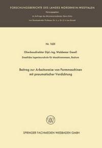 Beitrag zur Arbeitsweise von Formmaschinen mit pneumatischer Verdichtung