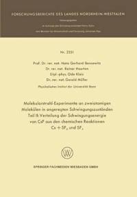 Molekularstrahl-Experimente an zweiatomigen Molekülen in angeregten Schwingungszuständen