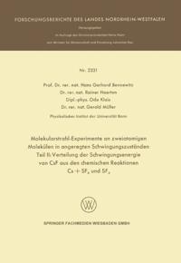 Molekularstrahl-Experimente an zweiatomigen Molekülen in angeregten Schwingungszuständen