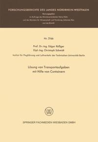 Lösung von Transportaufgaben mit Hilfe von Containern