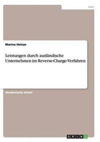 Leistungen durch ausländische Unternehmen im Reverse-Charge-Verfahren