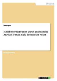 Mitarbeitermotivation durch extrinsische Anreize. Warum Geld allein nicht reicht