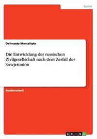 Die Entwicklung der russischen Zivilgesellschaft nach dem Zerfall der Sowjetunion