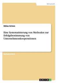 Eine Systematisierung von Methoden zur Erfolgsbestimmung von Unternehmenskooperationen