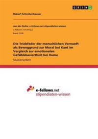 Die Triebfeder der menschlichen Vernunft als Beweggrund zur Moral bei Kant im Vergleich zur emotionalen Gefühlsbasiertheit bei Hume