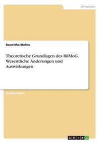 Theoretische Grundlagen des BilMoG. Wesentliche Änderungen und Auswirkungen