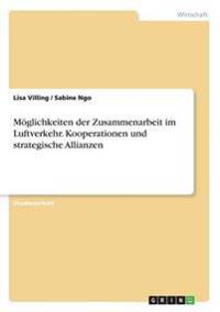 Möglichkeiten der Zusammenarbeit im Luftverkehr. Kooperationen und strategische Allianzen