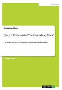 Church Criticism in "The Canterbury Tales"