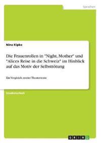 Die Frauenrollen in "Night, Mother" und "Alices Reise in die Schweiz" im Hinblick auf das Motiv der Selbsttötung