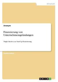 Finanzierung von Unternehmensgründungen
