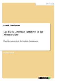 Das Black-Litterman-Verfahren in der Aktienanalyse