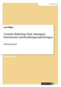 Content Marketing. Ziele, Strategien, Instrumente und Handlungsempfehlungen